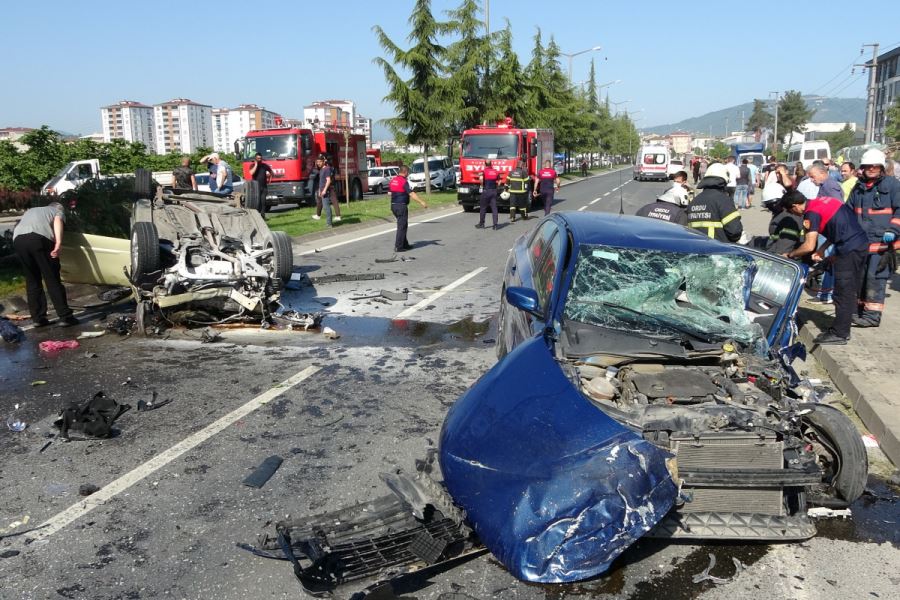 Ordu’da zincirleme kaza! 