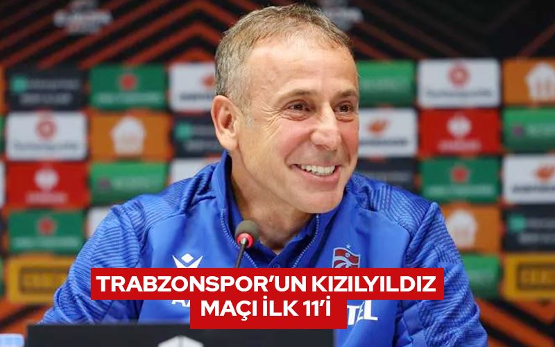 Trabzonspor’un Kızılyıldız maçı 11’i şekillendi!