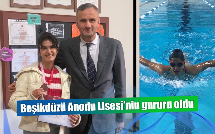 Beşikdüzü Anodu Lisesi’nin gururu oldu