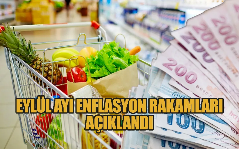 EYLÜL AYI ENFLASYON RAKAMLARI AÇIKLANDI