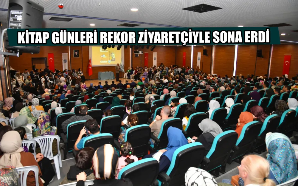 KİTAP GÜNLERİ REKOR ZİYARETÇİYLE SONA ERDİ