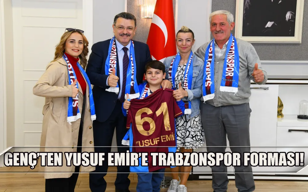 GENÇ’TEN YUSUF EMİR’E TRABZONSPOR FORMASI! 