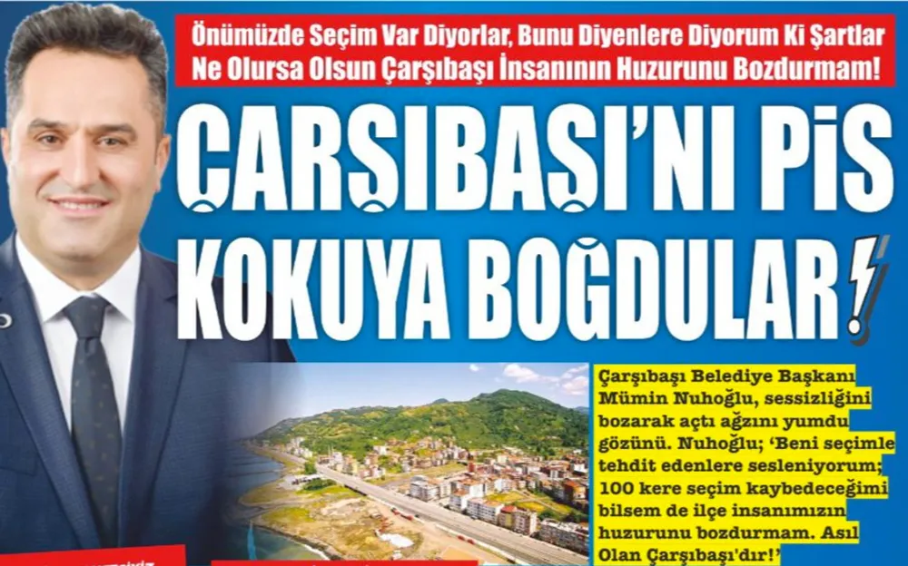 ÇARŞIBAŞI’NI PİS KOKUYA BOĞDULAR