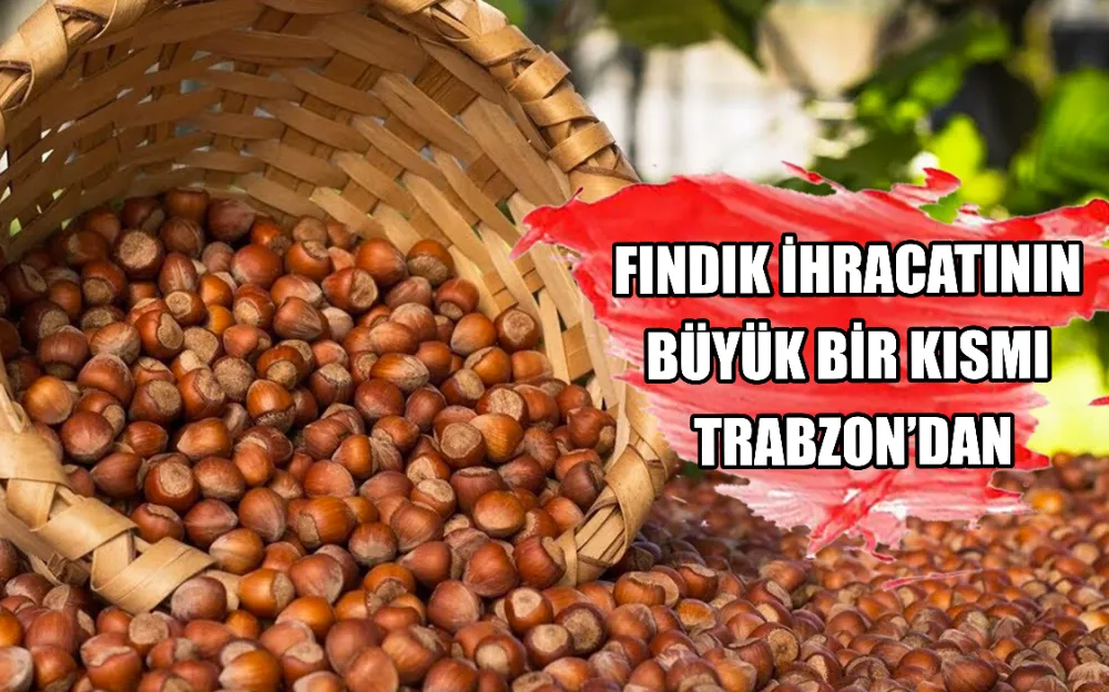 FINDIK İHRACATININ  BÜYÜK BİR KISMI  TRABZON’DAN