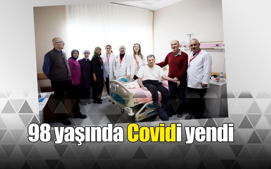 98 yaşında kovidi yendi 