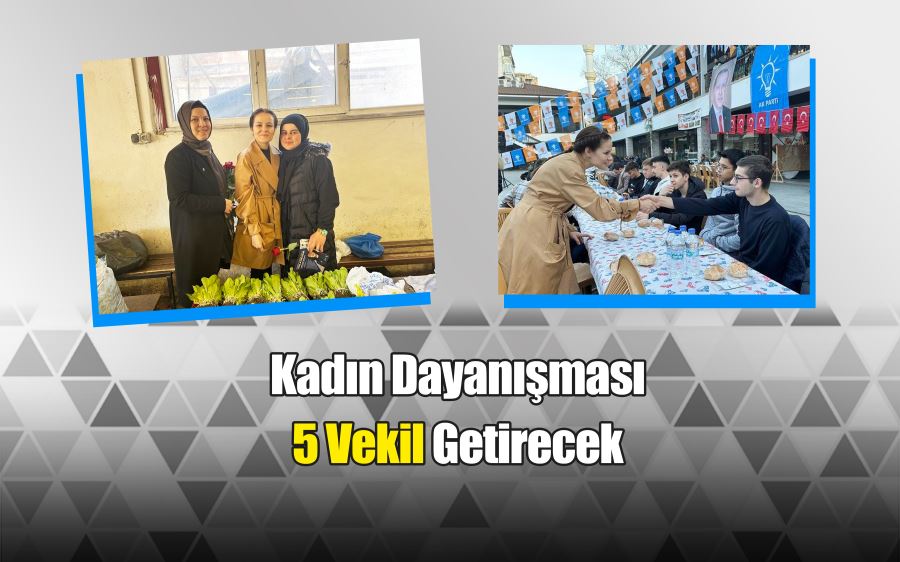 KADIN DAYANIŞMASI 5 VEKİL GETİRECEK