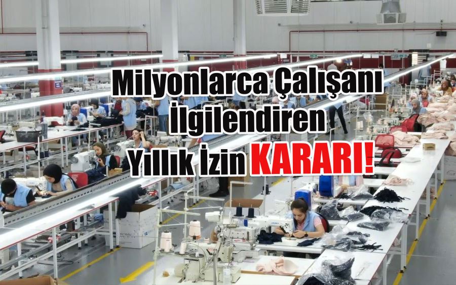 Yıllarca izin kullanmayan işçiye kötü haber