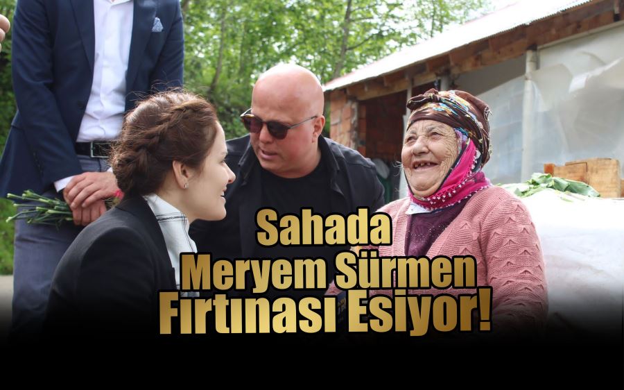 Sahada Meryem Sürmen Fırtınası Esiyor