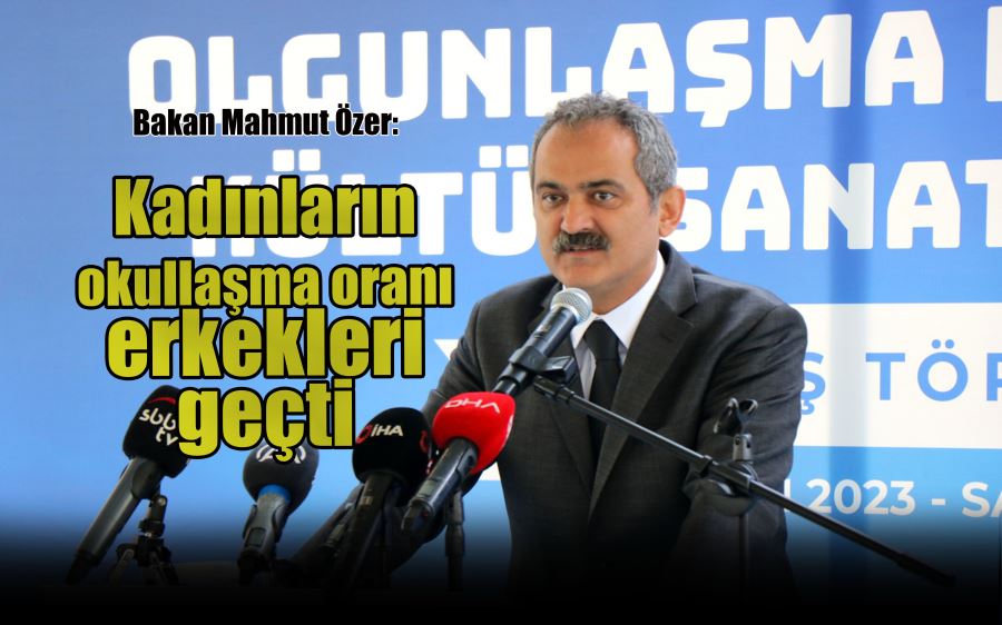 Bakan Mahmut Özer: