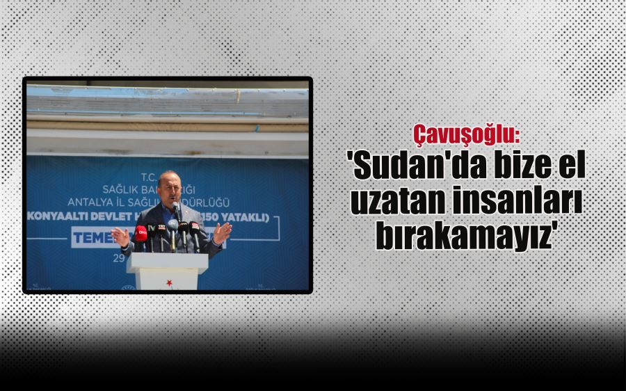 Çavuşoğlu: 