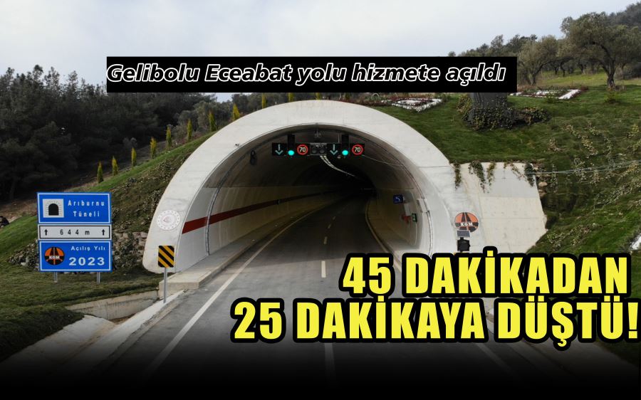 45 DAKİKADAN   25 DAKİKAYA DÜŞTÜ!