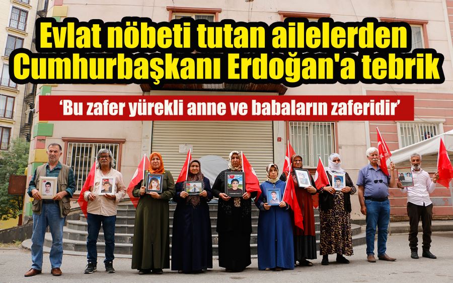 Evlat nöbeti tutan ailelerden  Cumhurbaşkanı Erdoğan