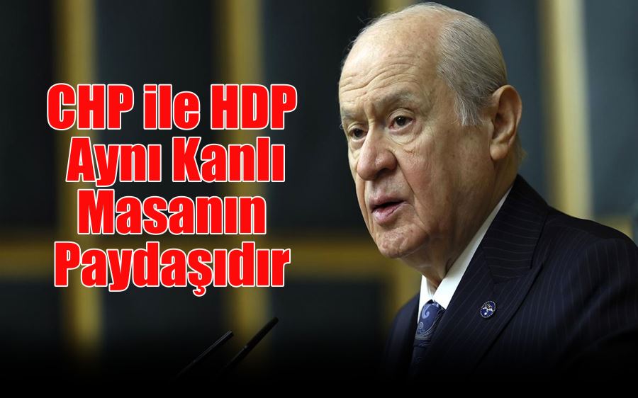 CHP ile HDP aynı kanlı masanın paydaşıdır