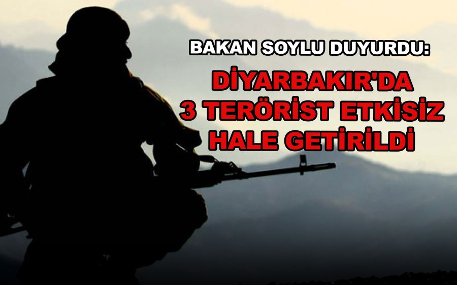 Bakan Soylu duyurdu: Diyarbakır