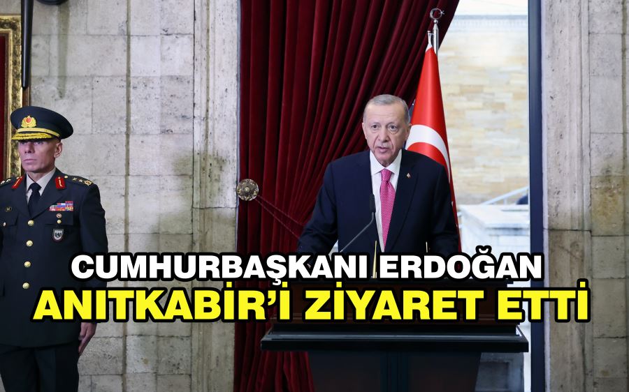 Cumhurbaşkanı Erdoğan, yemin töreninin ardından Anıtkabir