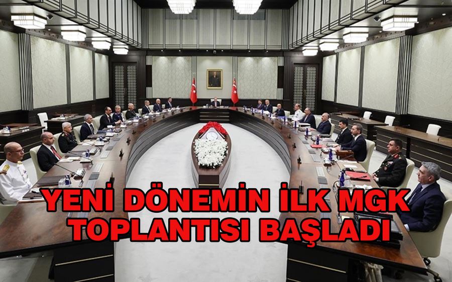 Yeni dönemin ilk MGK toplantısı başladı