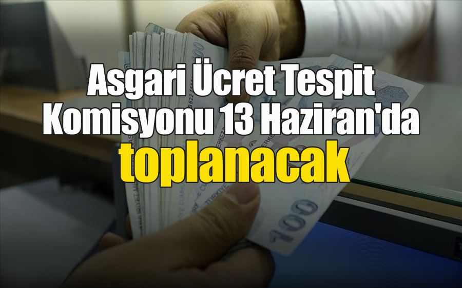 Asgari Ücret Tespit  Komisyonu 13 Haziran