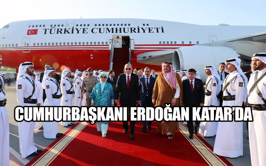 Cumhurbaşkanı Erdoğan Katar’da