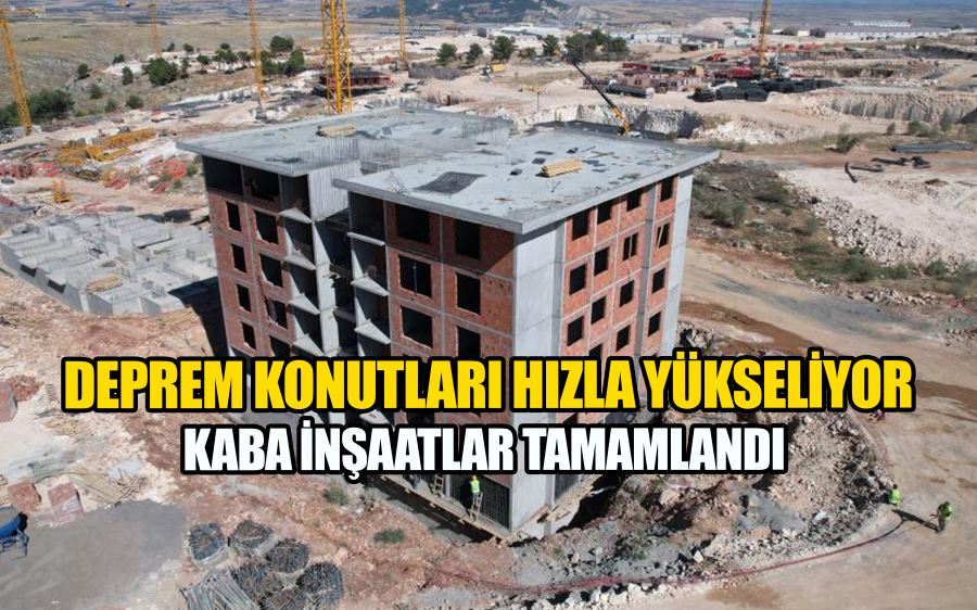 Adıyaman’da kalıcı deprem konutları hızla yükseliyor