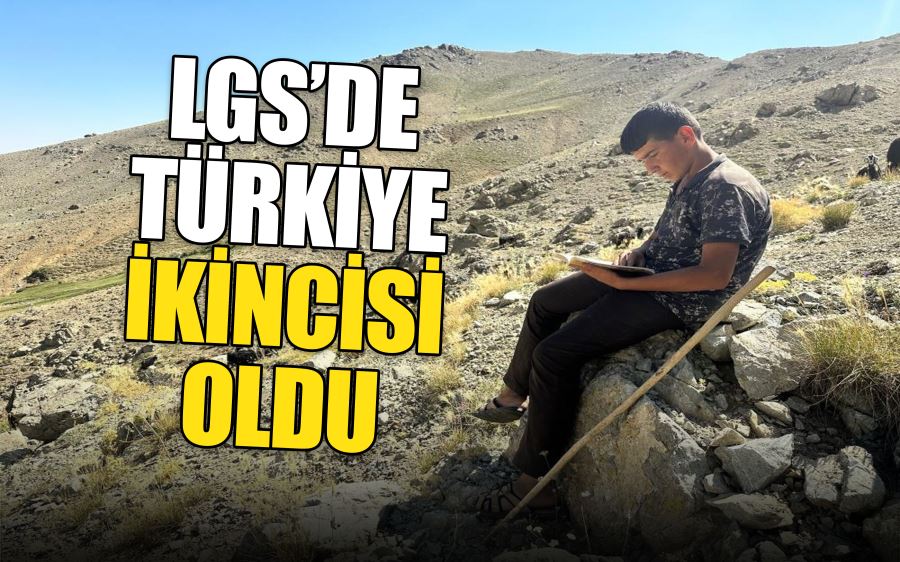 LGS’DE TÜRKİYE İKİNCİSİ OLDU