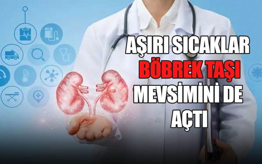 AŞIRI SICAKLAR  BÖBREK TAŞI  MEVSİMİNİ DE  AÇTI