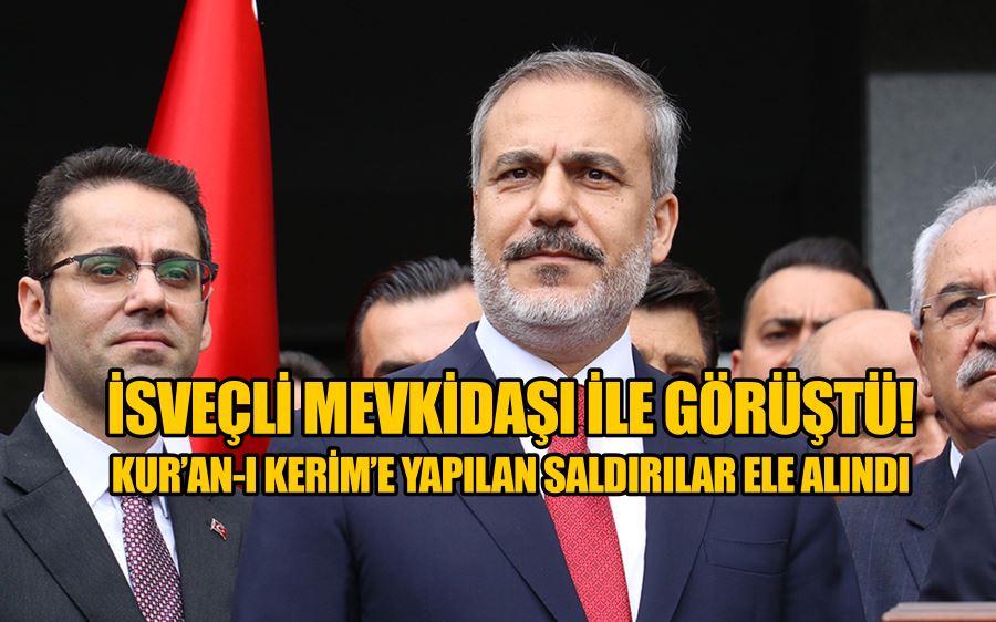 Dışişleri Bakanı Fidan, İsveçli mevkidaşı ile görüştü