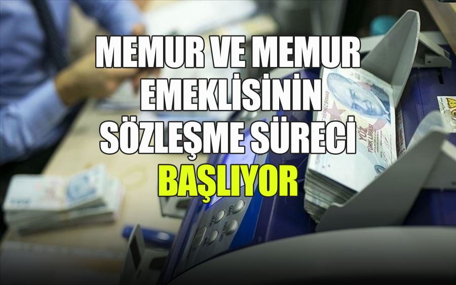 MEMUR VE MEMUR  EMEKLİSİNİN  SÖZLEŞME SÜRECİ  BAŞLIYOR