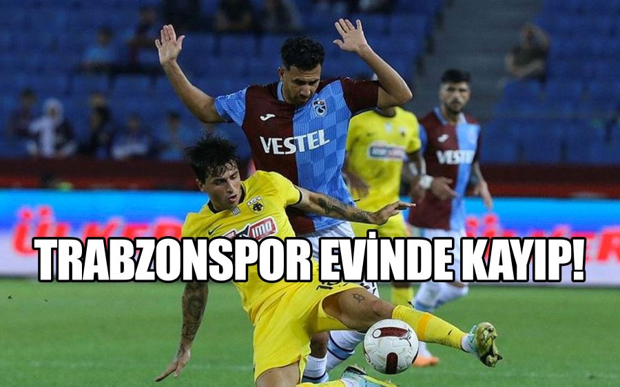 Trabzonspor evinde kayıp! 4 gol... Trabzonspor - AEK maç sonucu 1-3