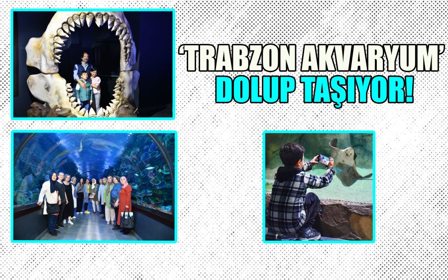 ‘TRABZON AKVARYUM’ DOLUP TAŞIYOR!