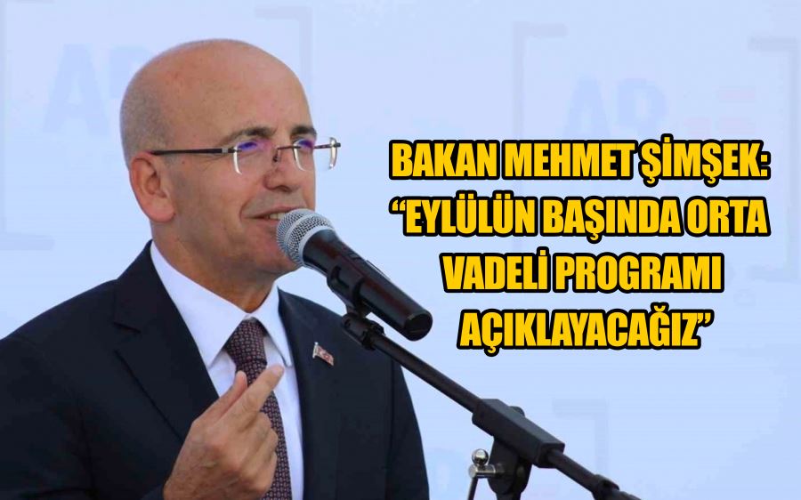 Hazine ve Maliye Bakanı Şimşek: “Eylülün başında orta vadeli programı açıklayacağız”