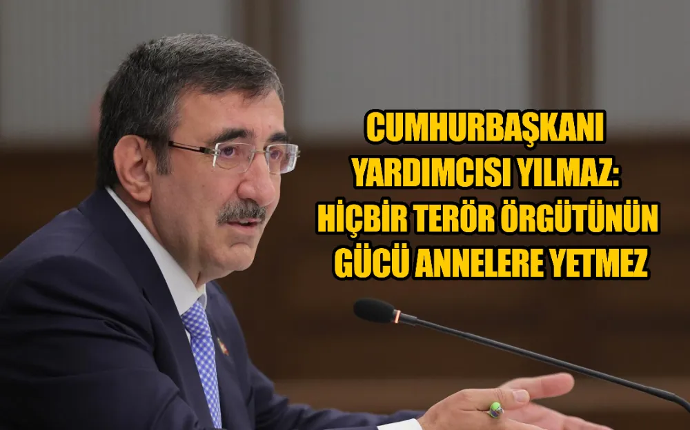 Cumhurbaşkanı Yardımcısı Yılmaz: Hiçbir terör örgütünün gücü annelere yetmez