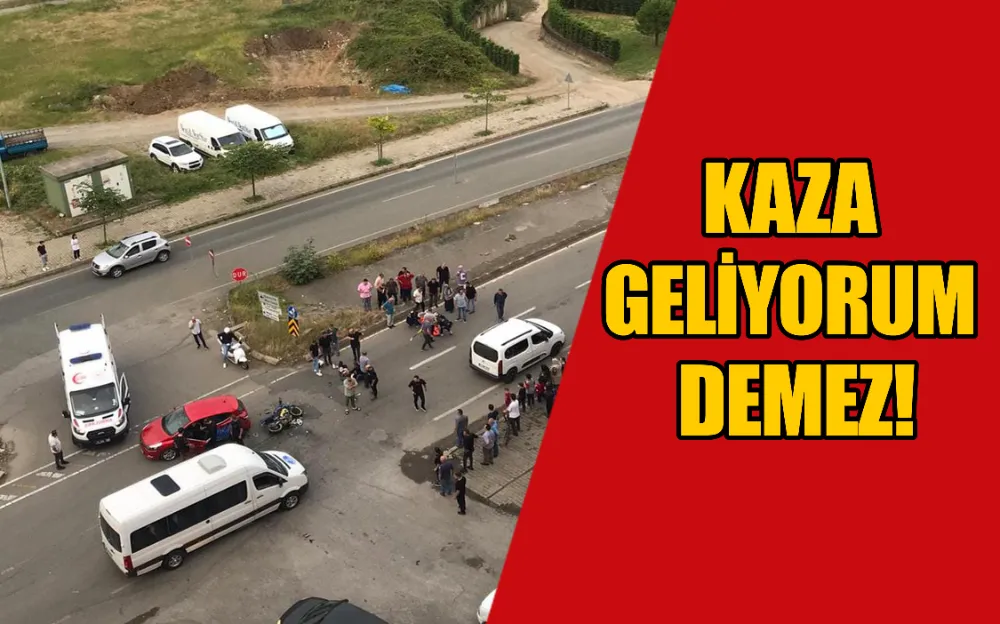 KAZA GELİYORUM DEDİ