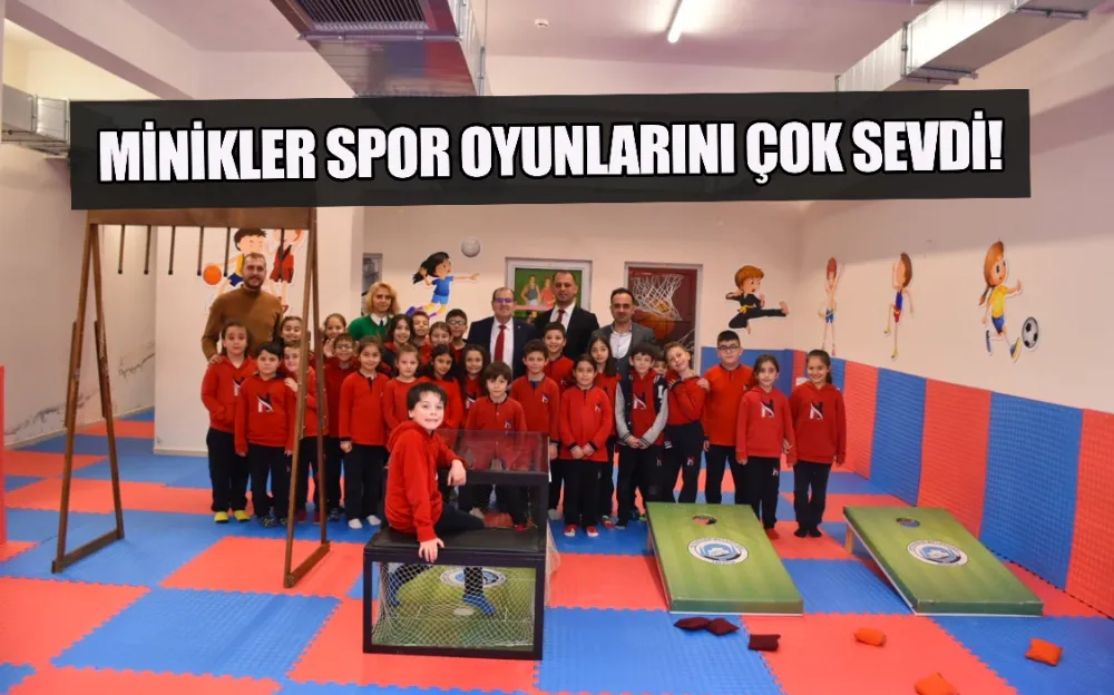 MİNİKLER SPOR OYUNLARINI ÇOK SEVDİ!