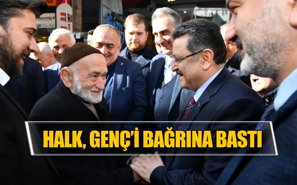 HALK, GENÇ’İ BAĞRINA BASTI