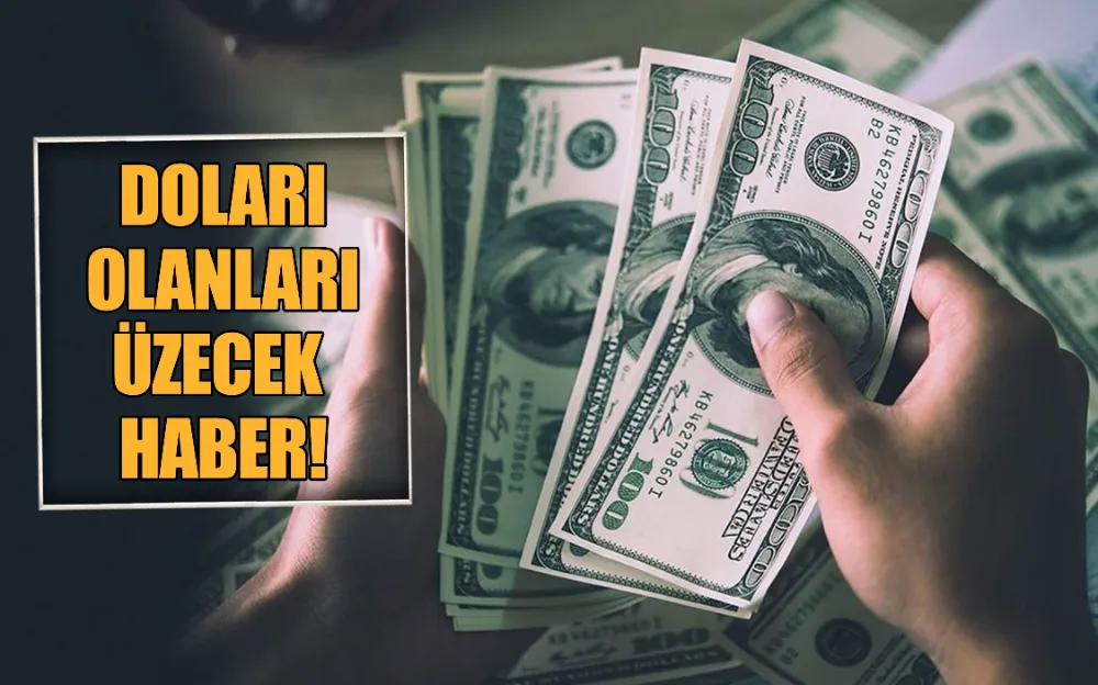 DOLARI OLANLARI ÜZECEK HABER!