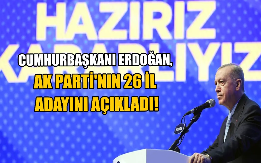 Cumhurbaşkanı Erdoğan, AK Parti