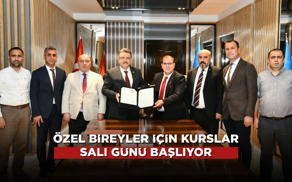 ÖZEL BİREYLER İÇİN KURSLAR SALI GÜNÜ BAŞLIYOR