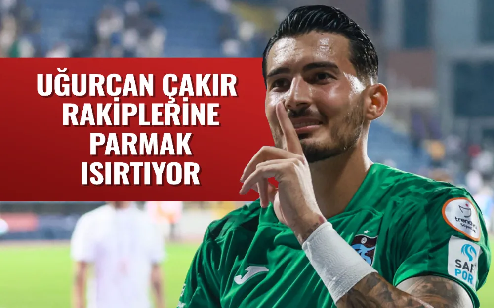 Trabzonsporlu Uğurcan, rakiplerini kıskandırıyor!