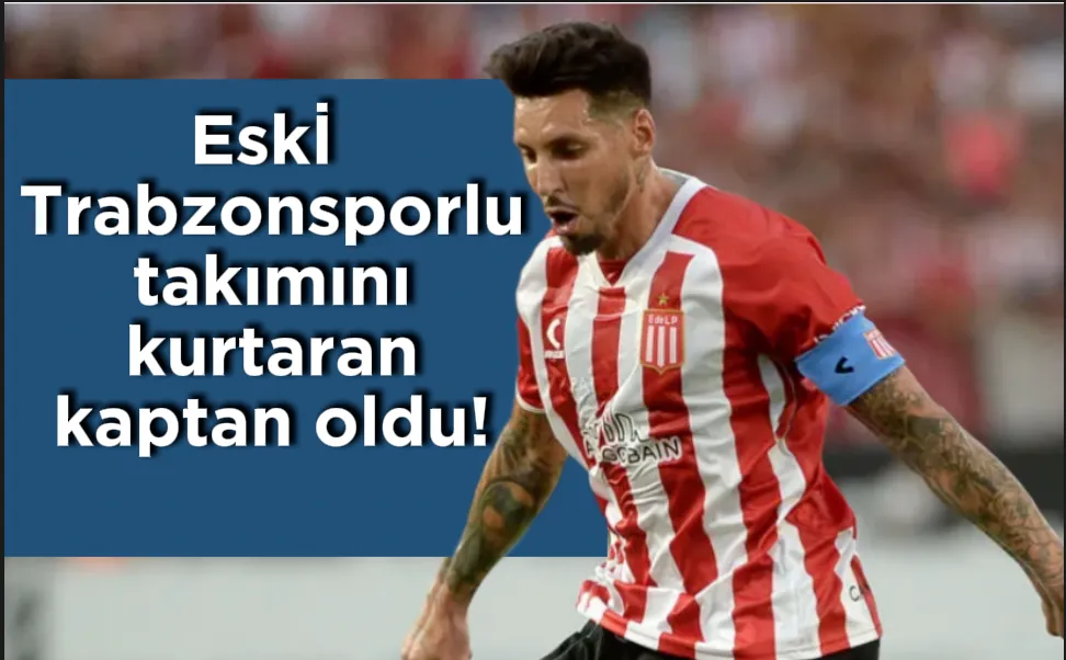 Eski Trabzonsporlu takımını kurtaran kaptan oldu!