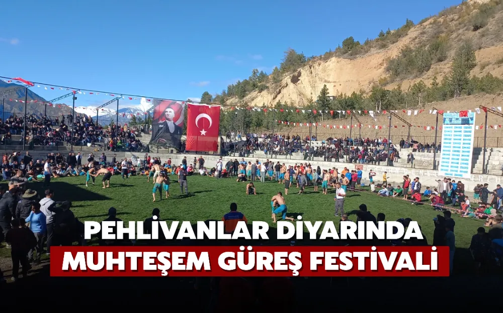 PEHLİVANLAR DİYARINDA MUHTEŞEM GÜREŞ FESTİVALİ 