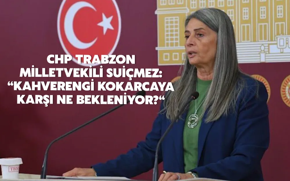 CHP TRABZON MİLLETVEKİLİ SUİÇMEZ: “KAHVERENGİ KOKARCAYA KARŞI NE BEKLENİYOR?“