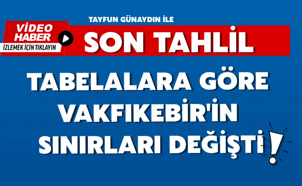 Tabelalara Göre Vakfıkebir