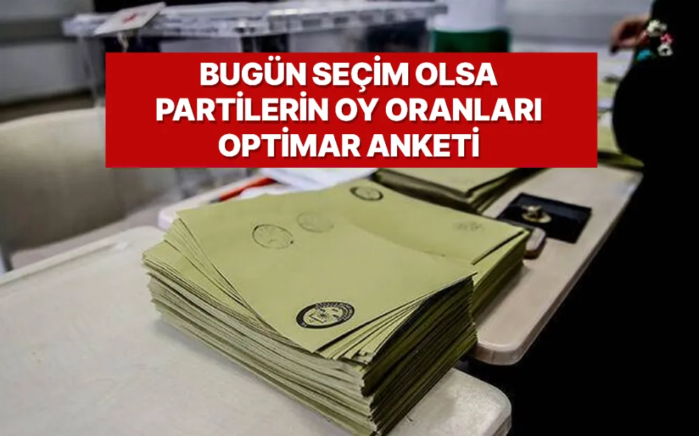 Bahçeli’nin DEM’lilerle el sıkışması Bugün seçim olsa partilerin oy oranları Optimar anketi