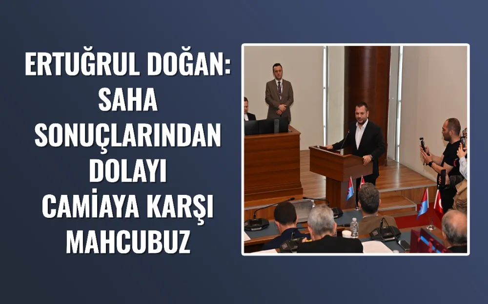 Ertuğrul Doğan: Saha sonuçlarından dolayı camiaya karşı mahcubuz