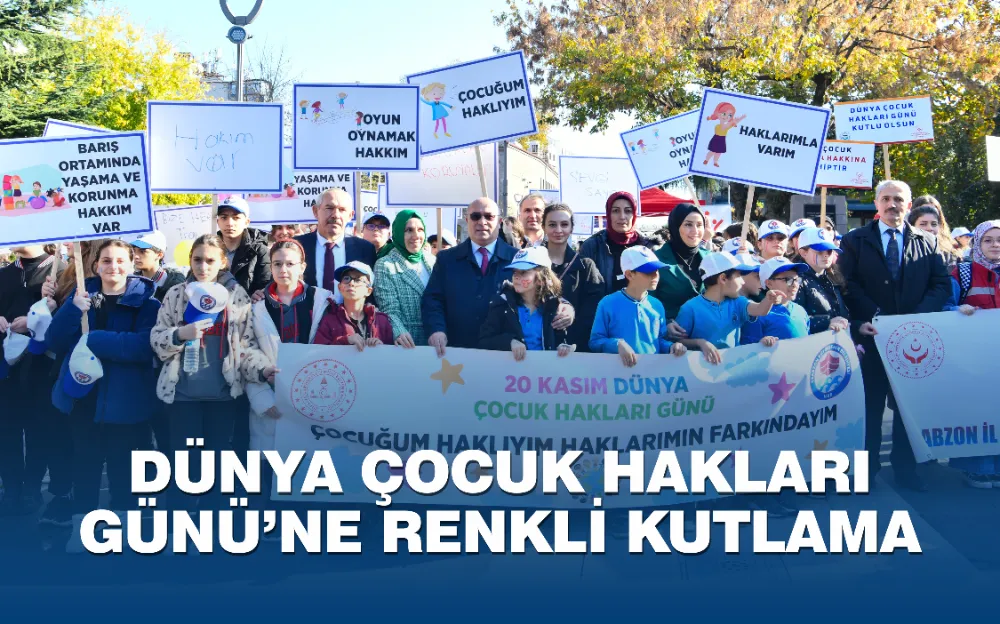 DÜNYA ÇOCUK HAKLARI GÜNÜ’NE RENKLİ KUTLAMA