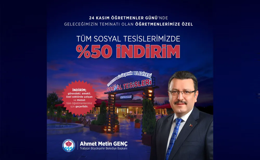 BÜYÜKŞEHİR’DEN ÖĞRETMENLERE ÖZEL İNDİRİM