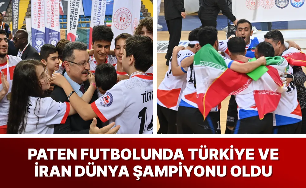 PATEN FUTBOLUNDA TÜRKİYE VE İRAN DÜNYA ŞAMPİYONU OLDU