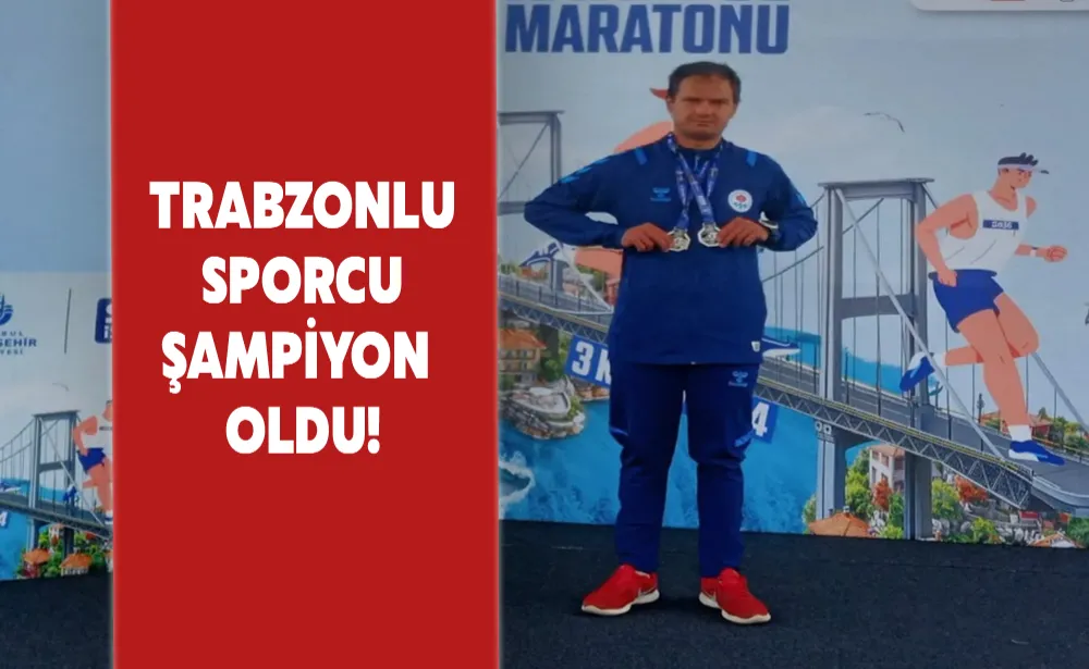 Trabzonlu sporcu şampiyon oldu!