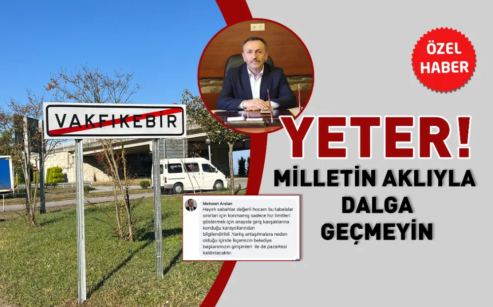 YETER! MİLLETİN AKLIYLA DALGA GEÇMEYİN 