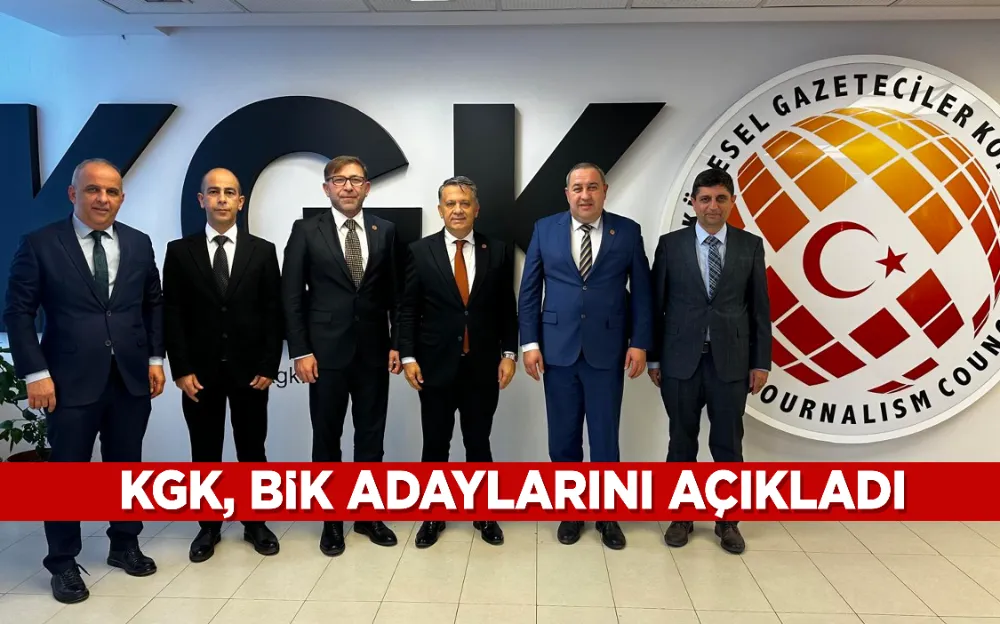 KGK, BİK adaylarını açıkladı